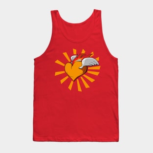 Burning heart Tank Top